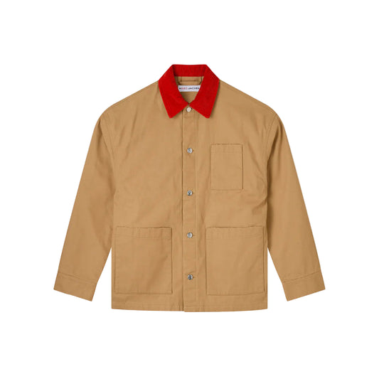 Unisex Lined Jacket W Contrast Collar Jacket