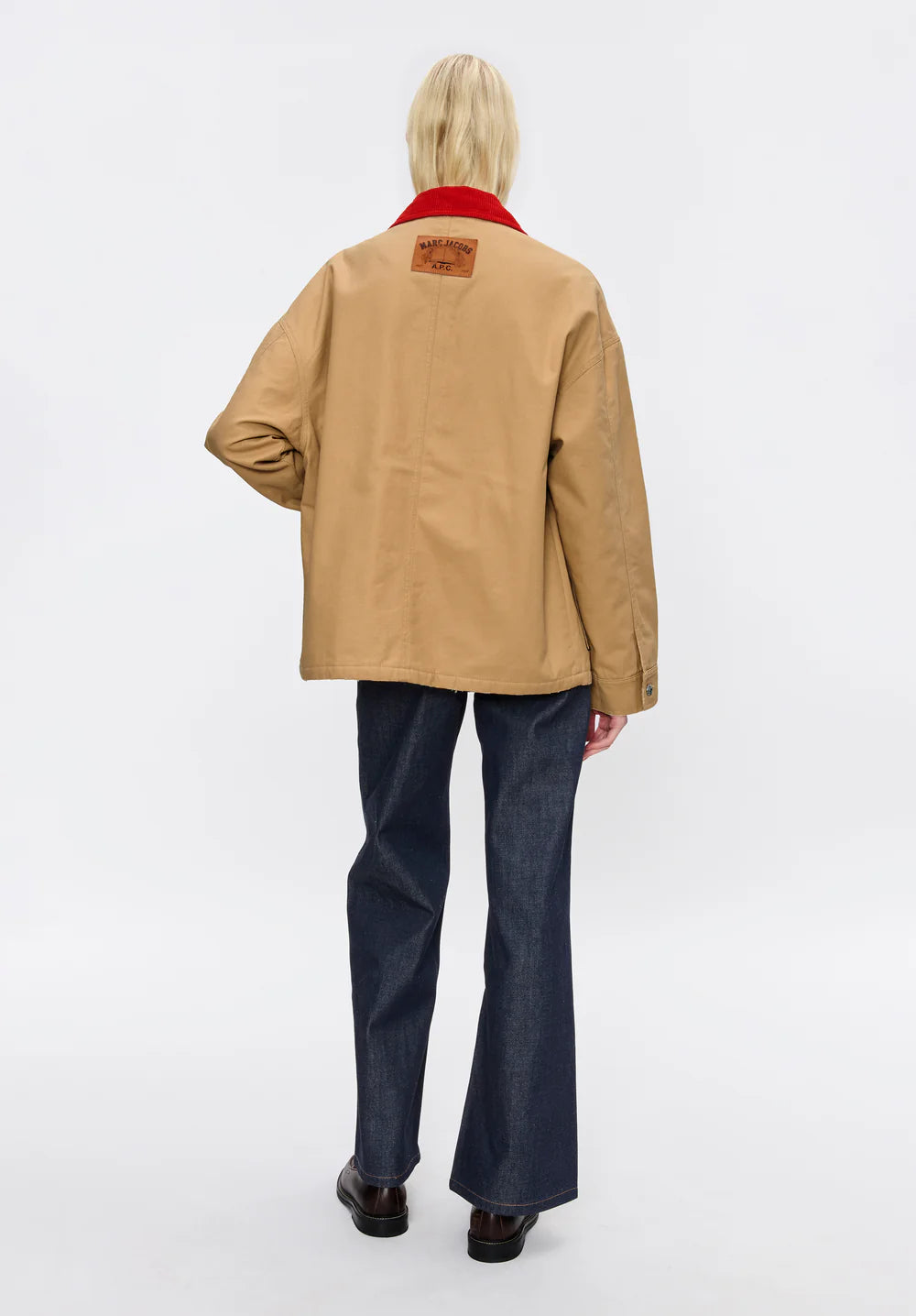 Unisex Lined Jacket W Contrast Collar Jacket