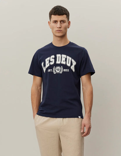 Dark Navy Light Ivory University T-Shirt