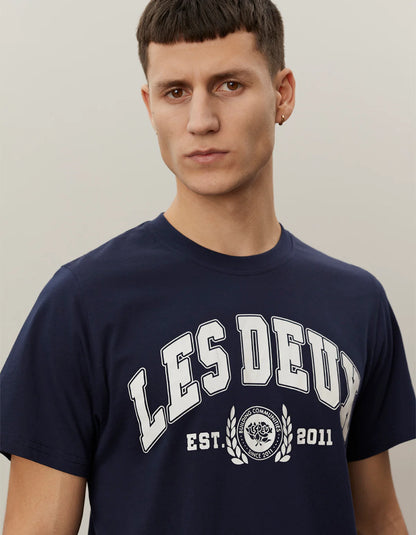 Dark Navy Light Ivory University T-Shirt