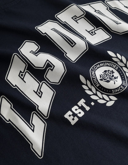 Dark Navy Light Ivory University T-Shirt