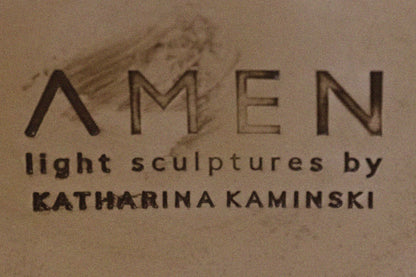 Amber Brown Light Sculpture 3kg