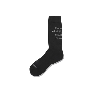 Pe/Co Pile Socks Black (men)