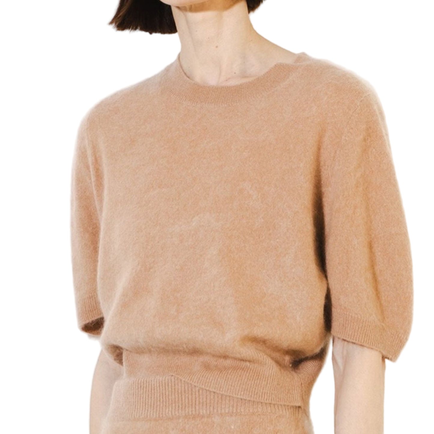 Brushed Puff Shortsleeve Top