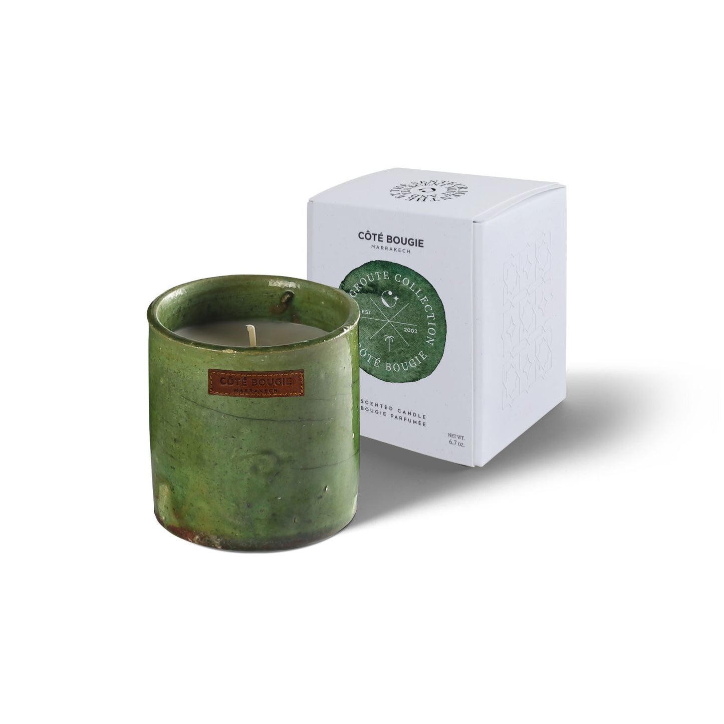 Bougie Tamegroute Verte S / Menthe & The