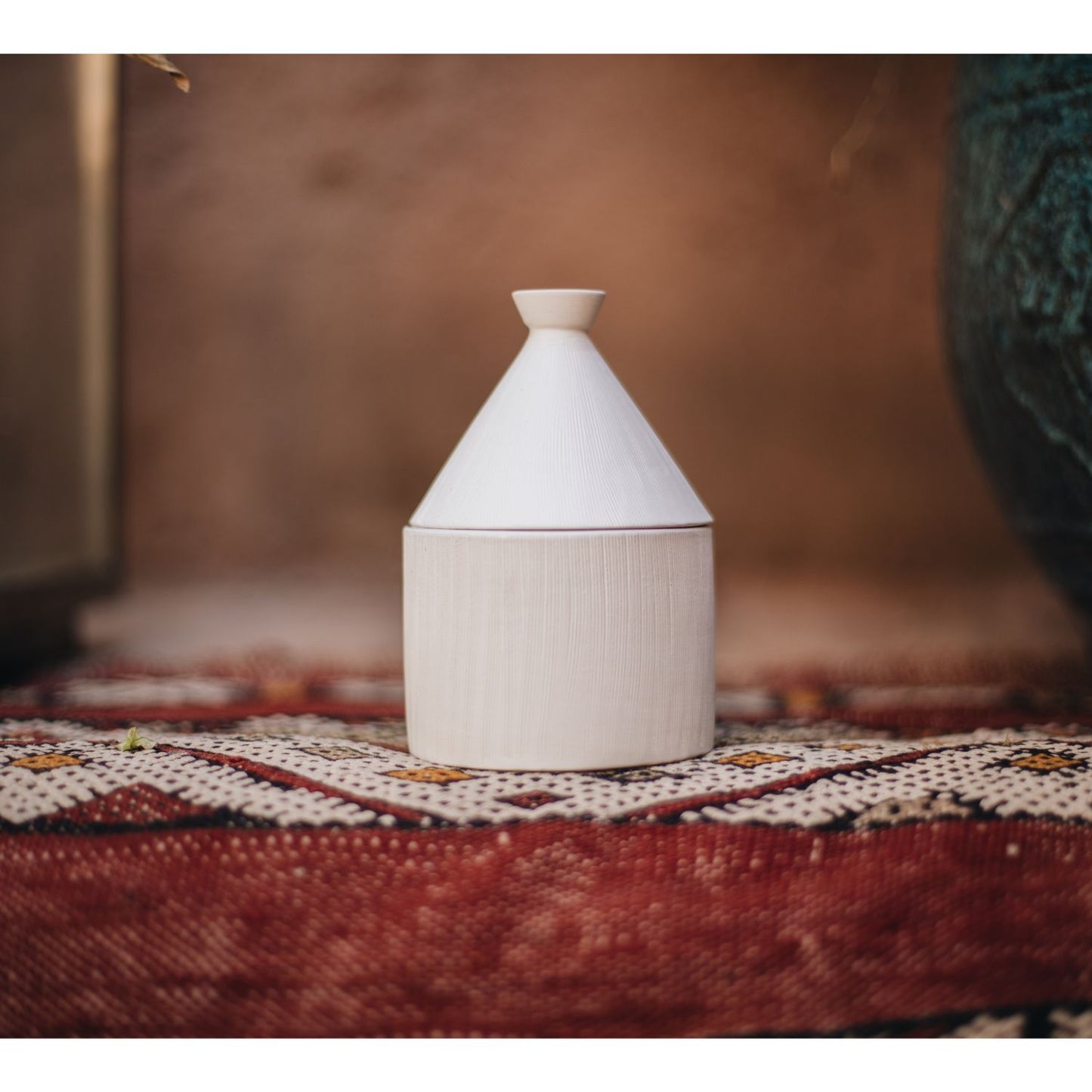 Bougie Tajine Blanche Gingembre