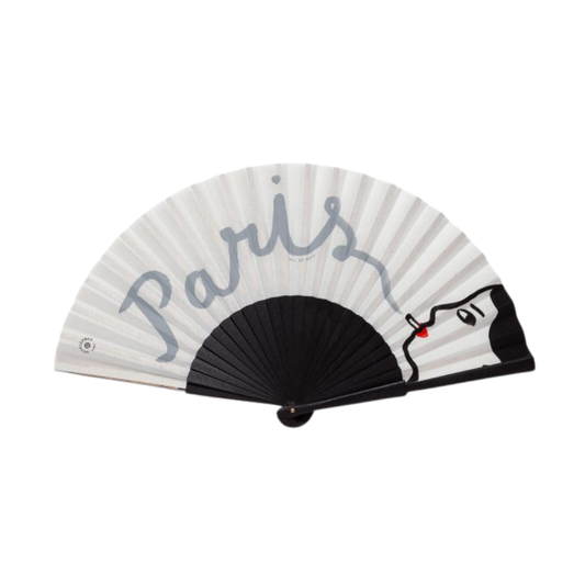 Iris de Moüy x Duvelleroy Paris Hand-Fan White