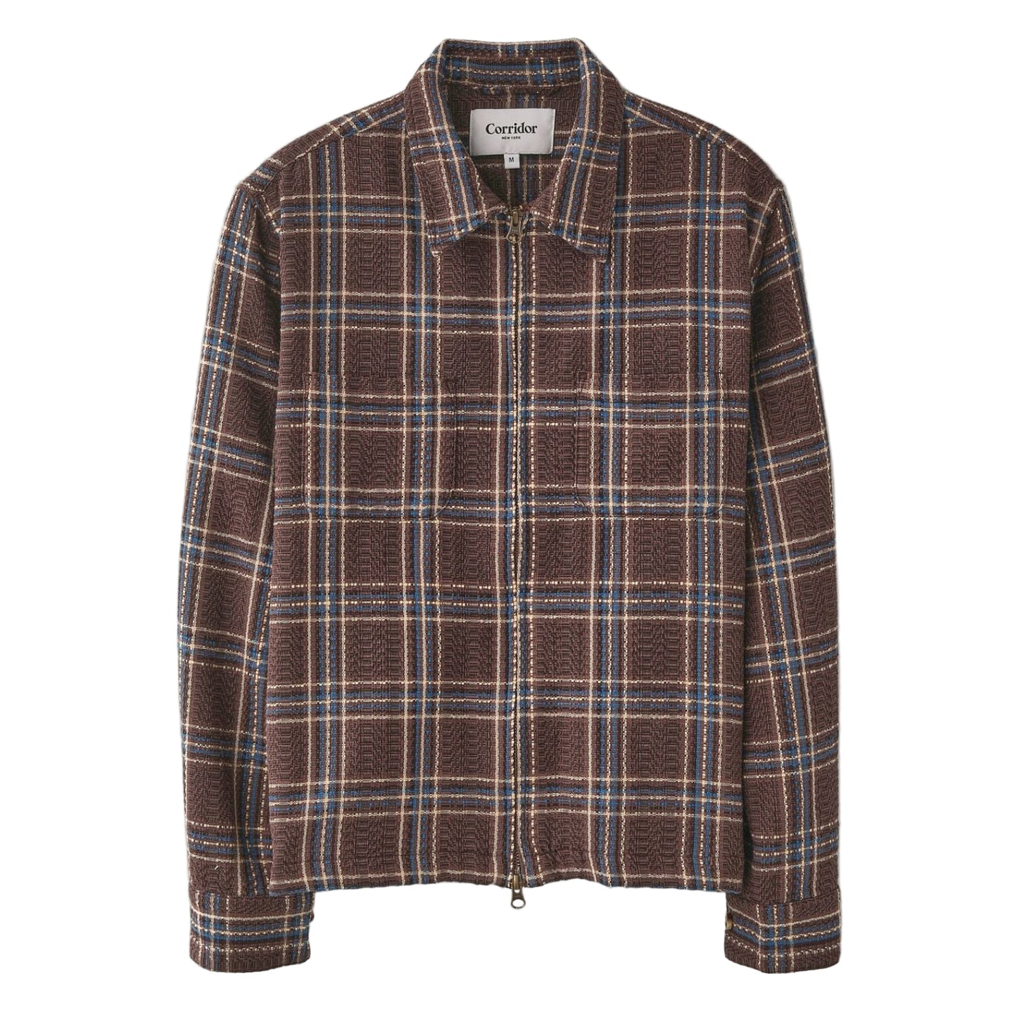Venice Plaid Zip Jacket