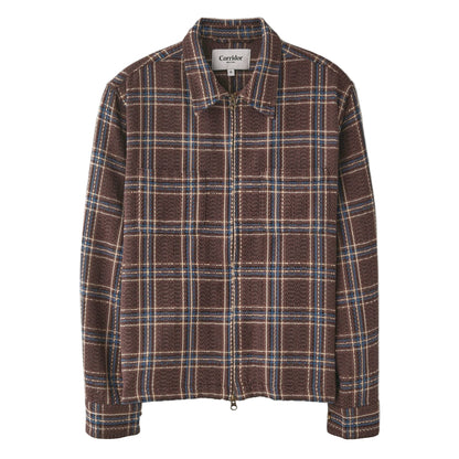 Venice Plaid Zip Jacket