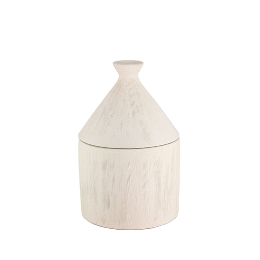 Bougie Tajine Blanche Gingembre