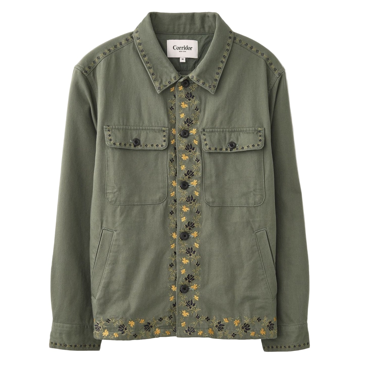 Embroidered Military Jacket