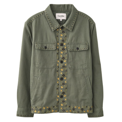 Embroidered Military Jacket