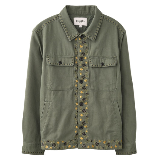 Embroidered Military Jacket