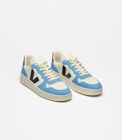 Pure Black Aqua Leather Sneakers (Women)