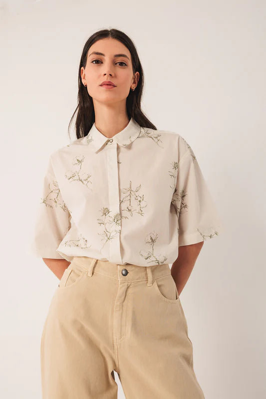 Printed Poplin Shirt