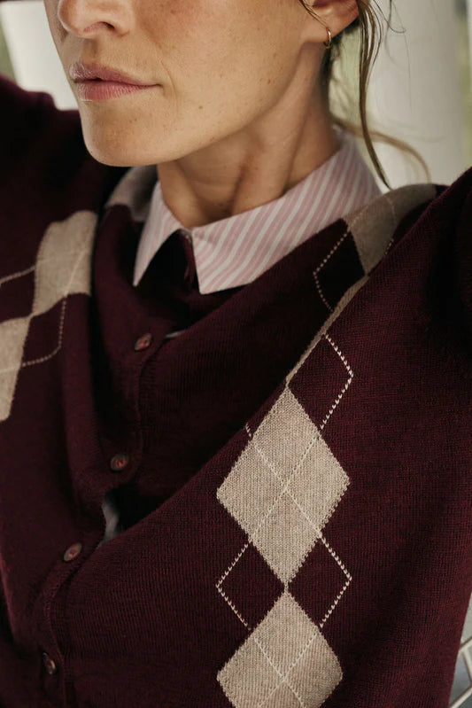 Merino Argyle Jacket