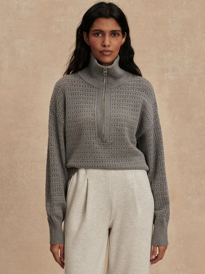 Darla Half Zip Knit
