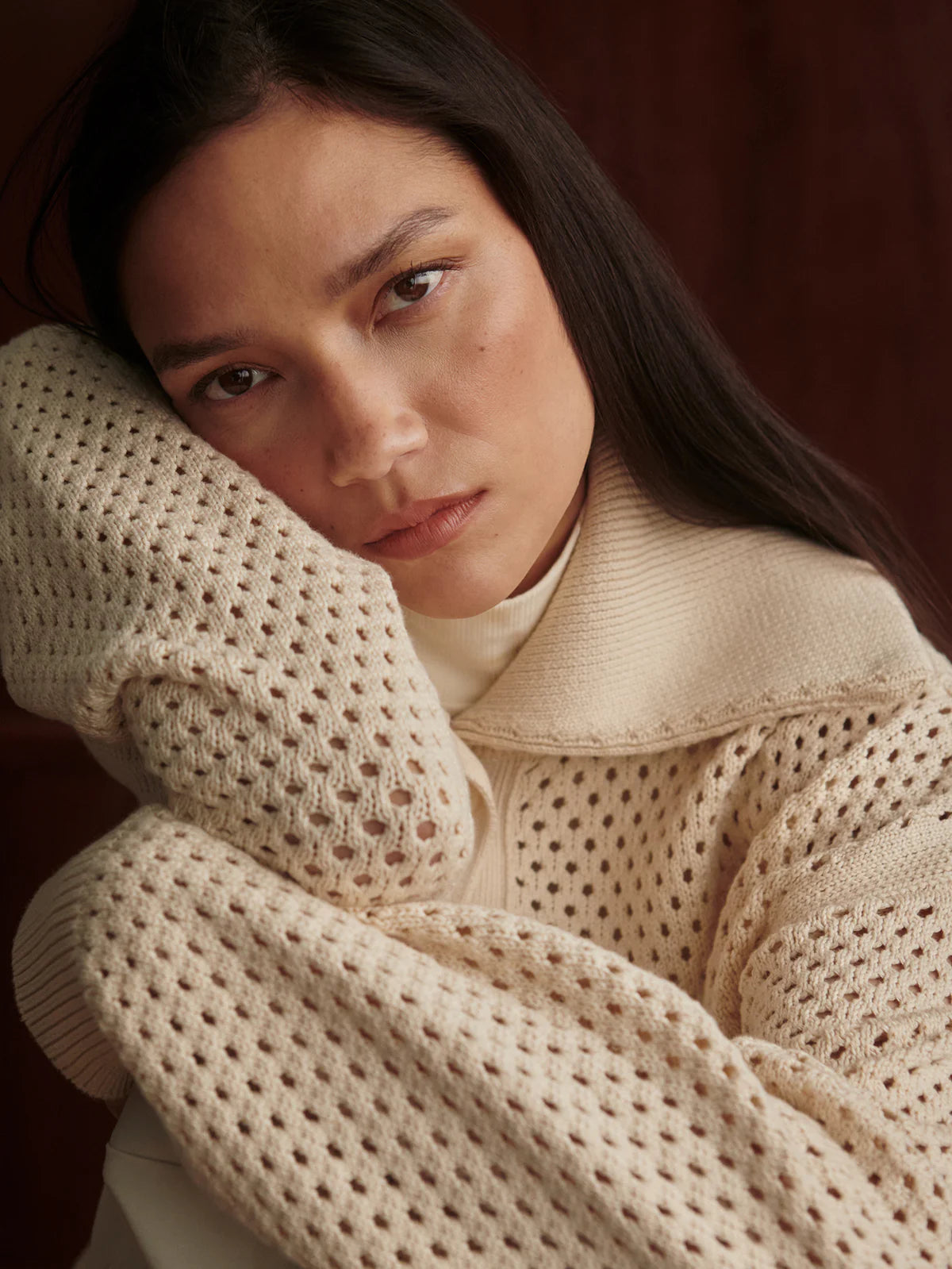 Myrtle Button Through Knit