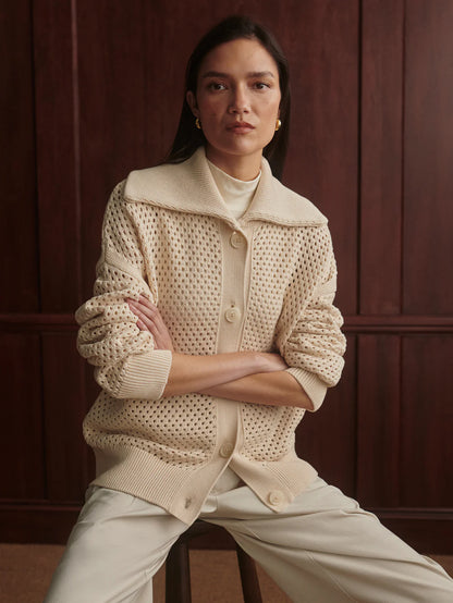 Myrtle Button Through Knit