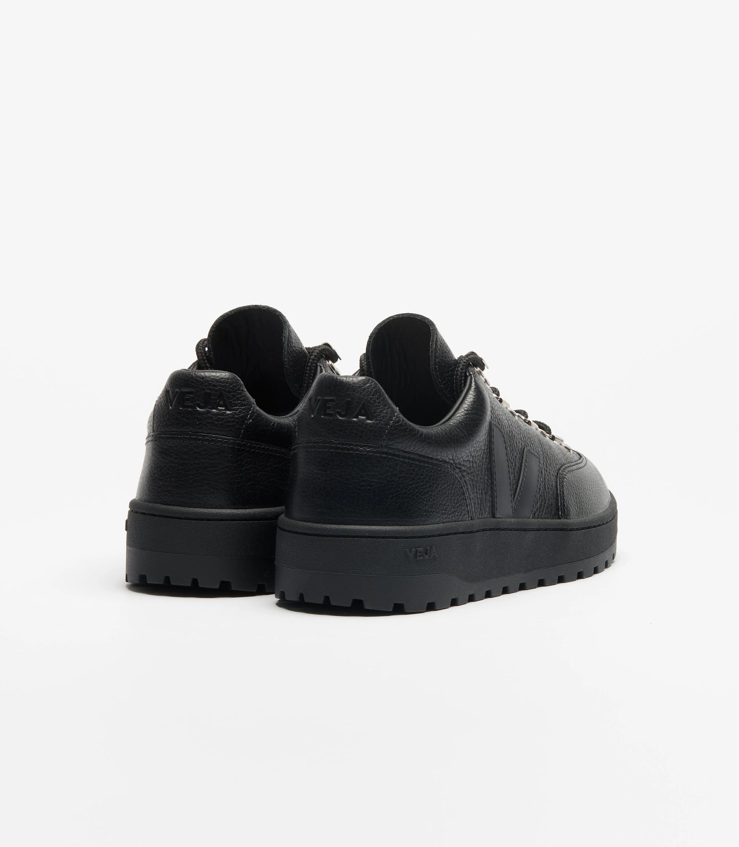 Atlas Grained Oil Leather Full-Black
