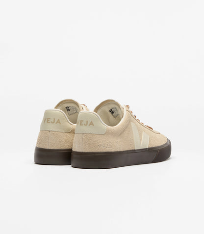 Campo Hairy Suede Almond_Pierre