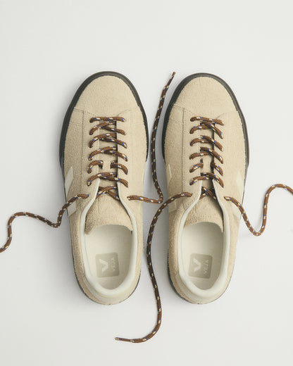 Campo Hairy Suede Almond_Pierre