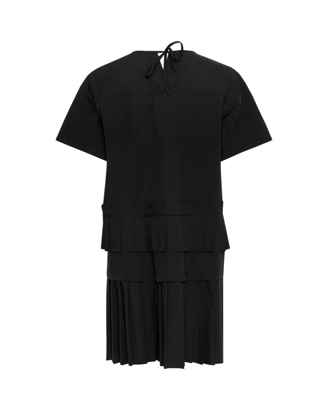 Short Pleated T-Shirt Dress