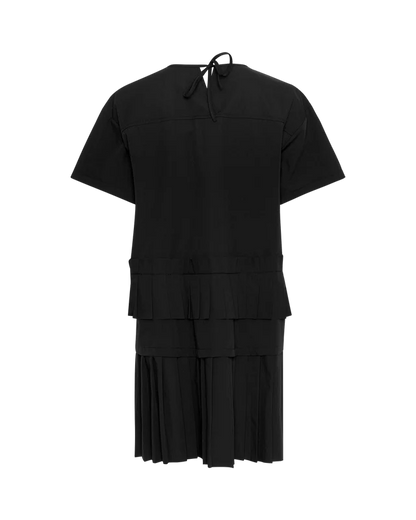Short Pleated T-Shirt Dress