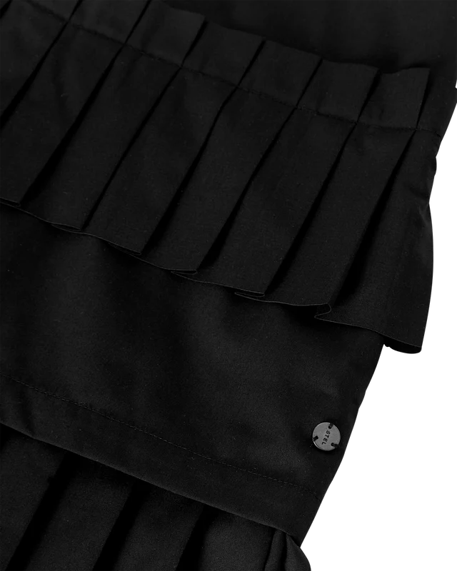 Short Pleated T-Shirt Dress