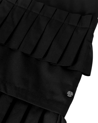 Short Pleated T-Shirt Dress