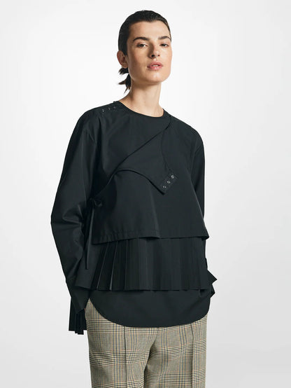 Quebec - Pleated Layered Shirt