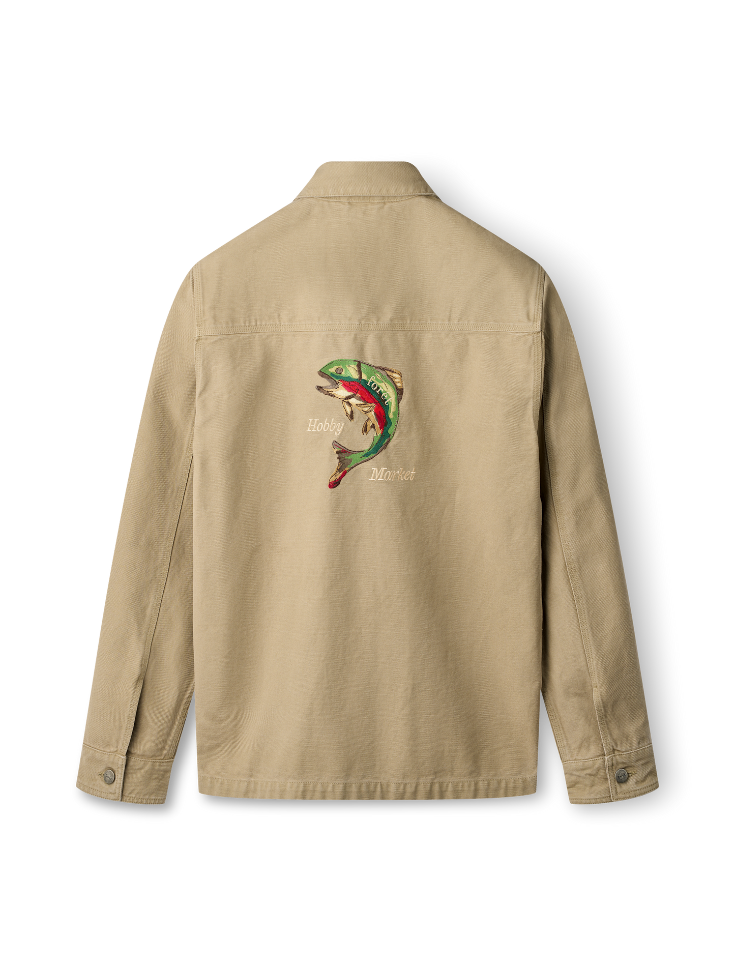 Wood Embroidery Overshirt