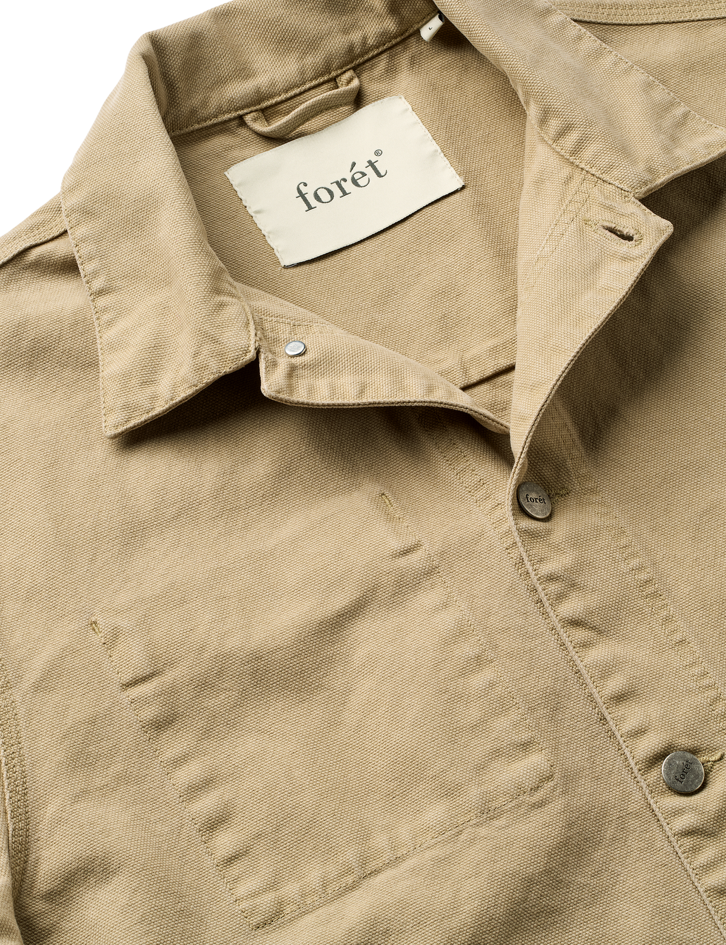 Wood Embroidery Overshirt