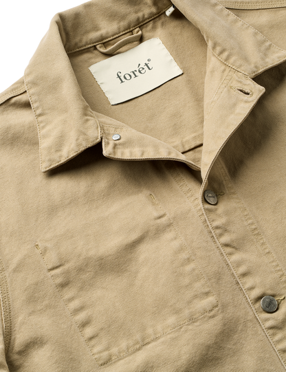 Wood Embroidery Overshirt