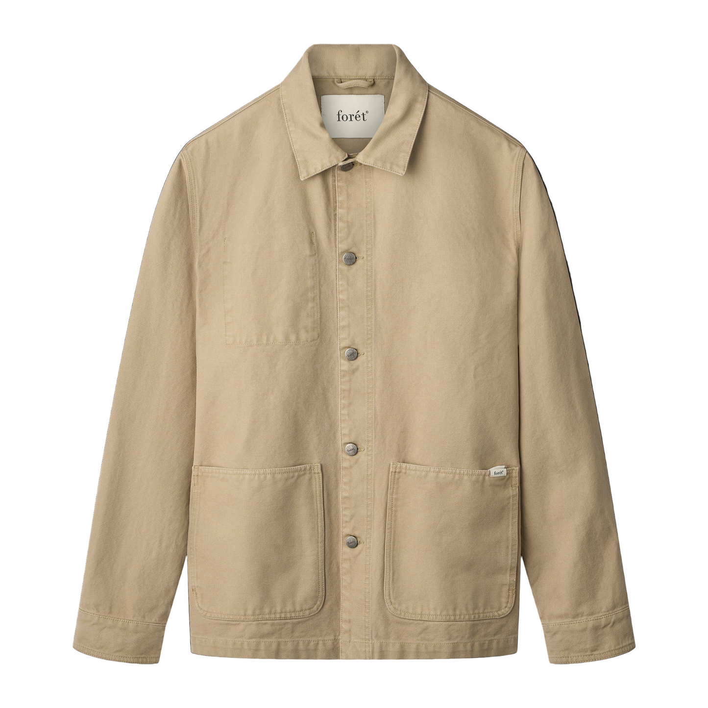 Wood Embroidery Overshirt