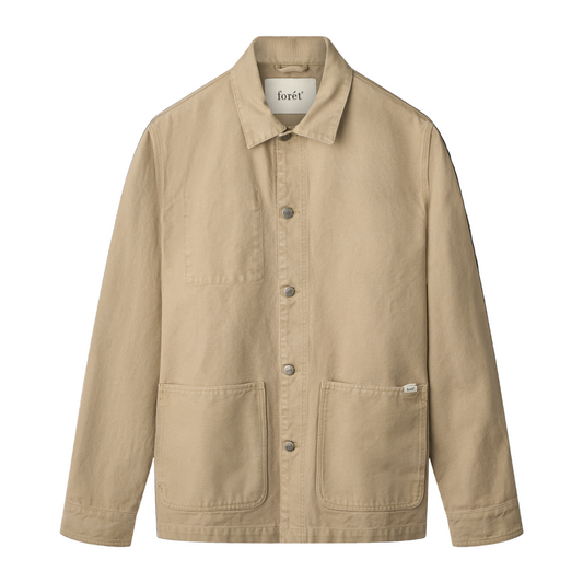 Wood Embroidery Overshirt