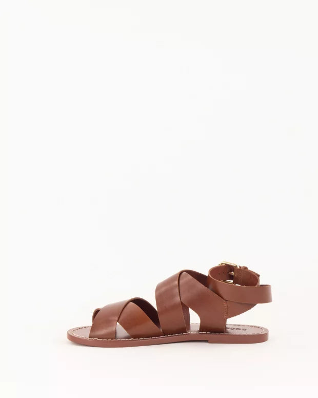 DAKLA Sandale Plate Multibride Fox Leather