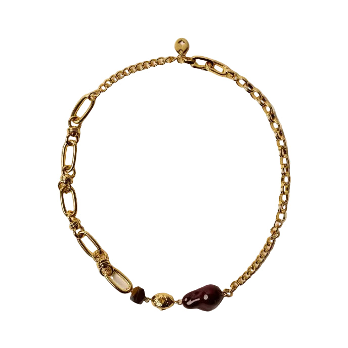 Niova Pearl and Chain Necklace