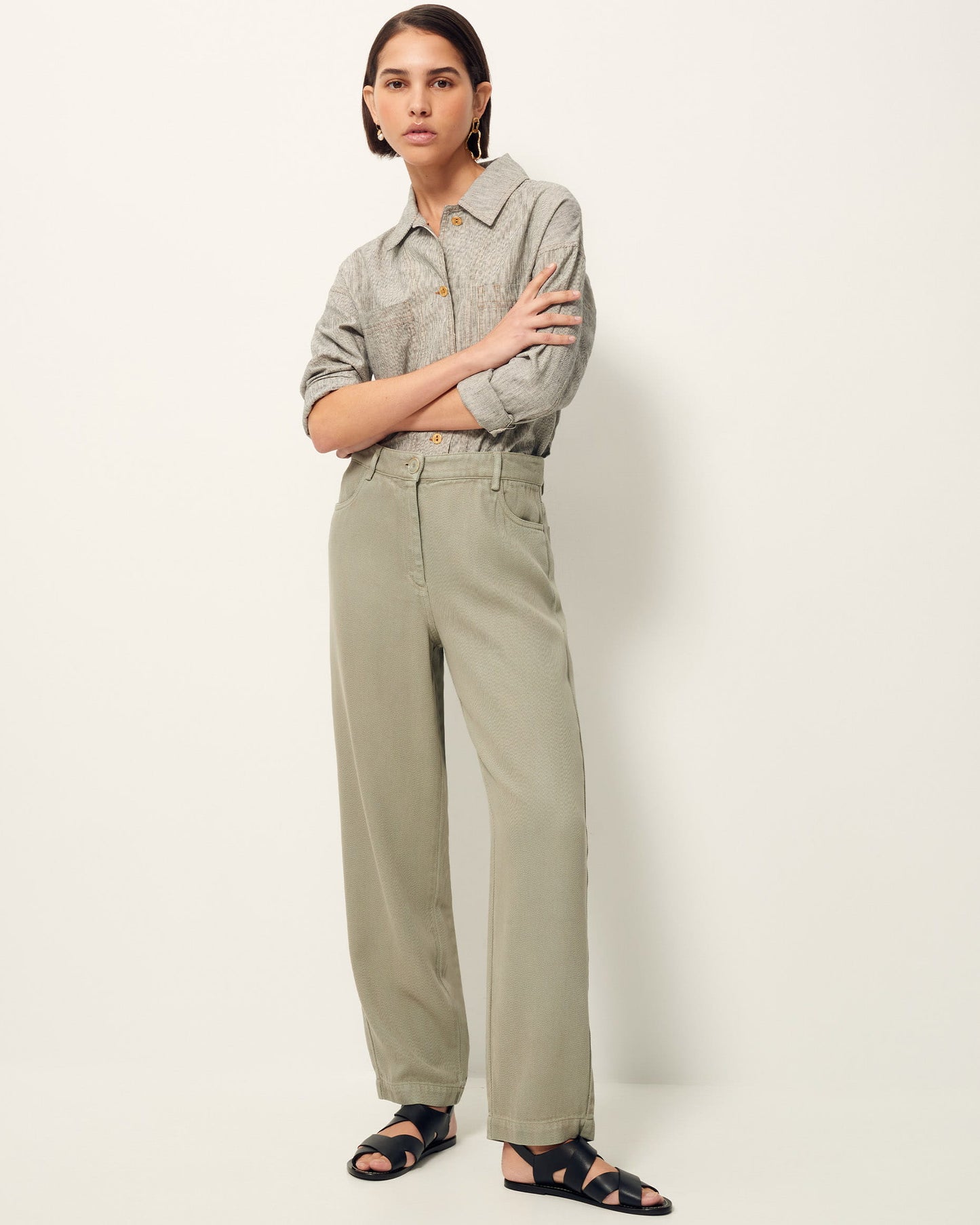 NICA Pantalon Droit Aqua Infused