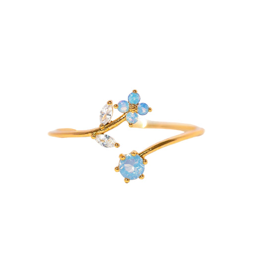 Wandering Blossom Adjustable Ring