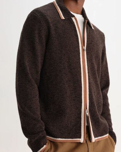 Lennox L/S Zip Polo