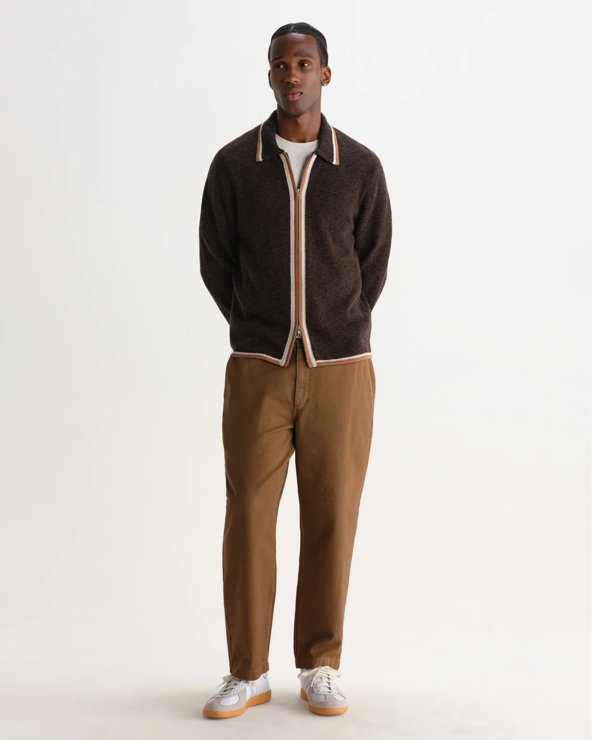 Lennox L/S Zip Polo