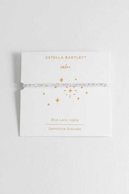 Wellness Blue Lace Agate Amelia Bracelet