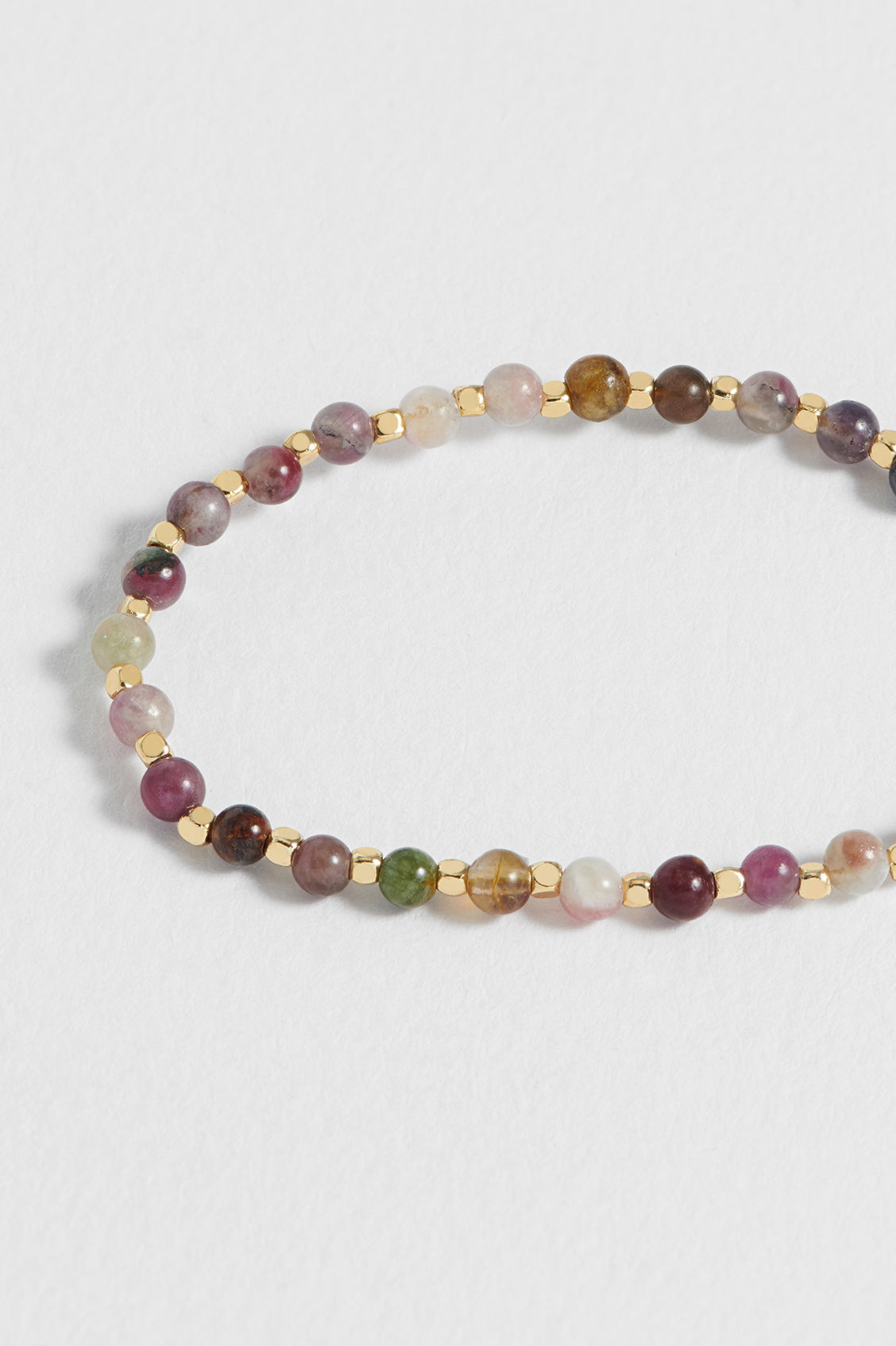 Wellness Tourmaline Amelia Bracelet Gold Plated