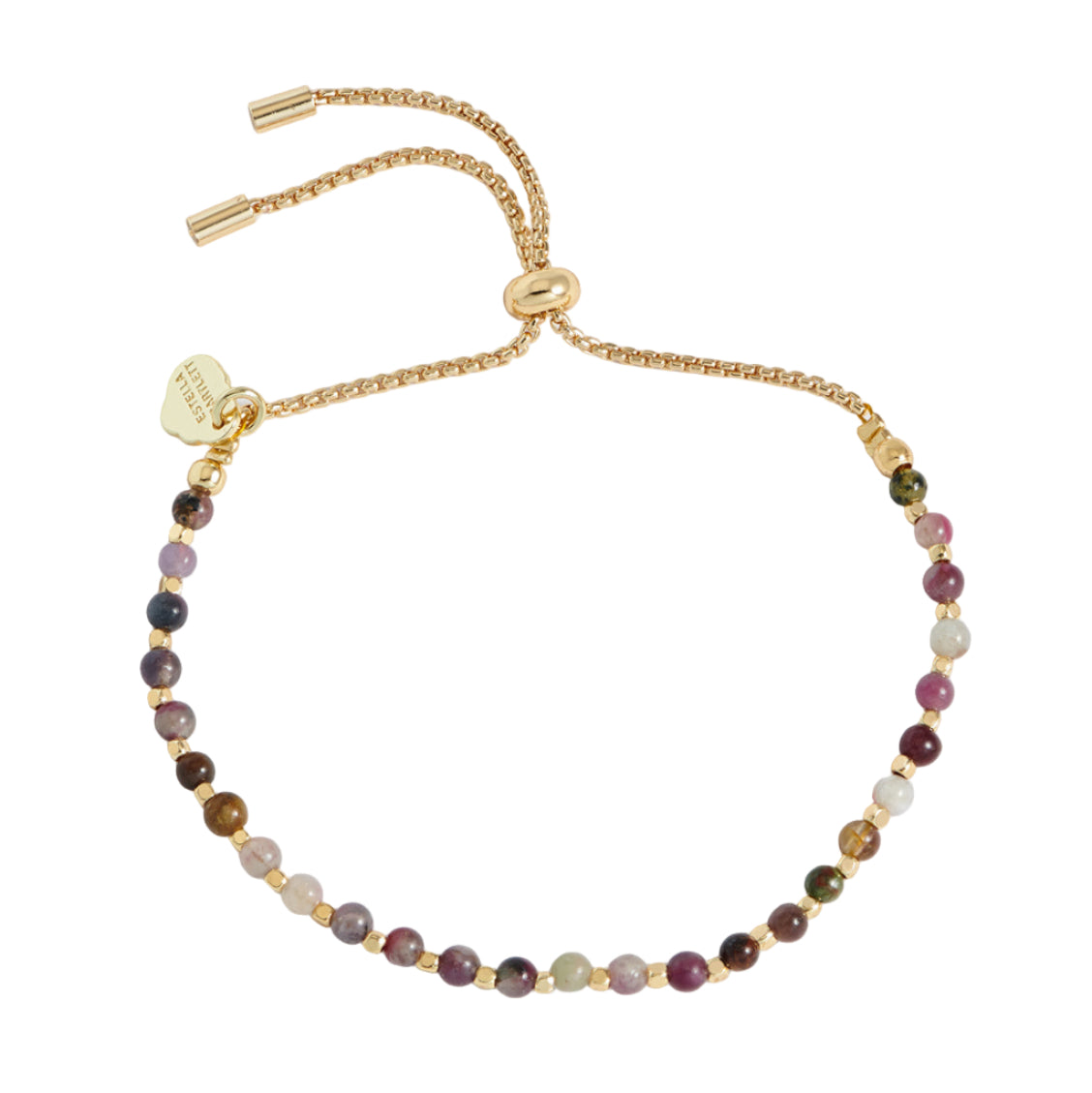 Wellness Tourmaline Amelia Bracelet Gold Plated
