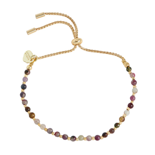 Wellness Tourmaline Amelia Bracelet Gold Plated