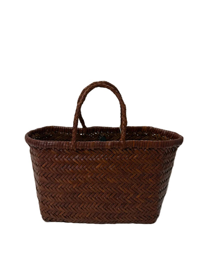 Small Bamboo Triple Jump Woven Shoulder Bag