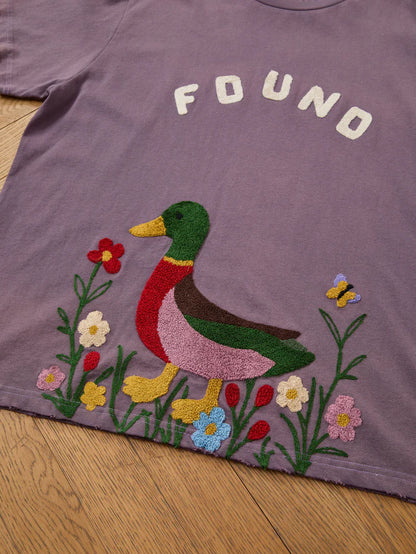 Wildlife Chenille Embroidered Tee