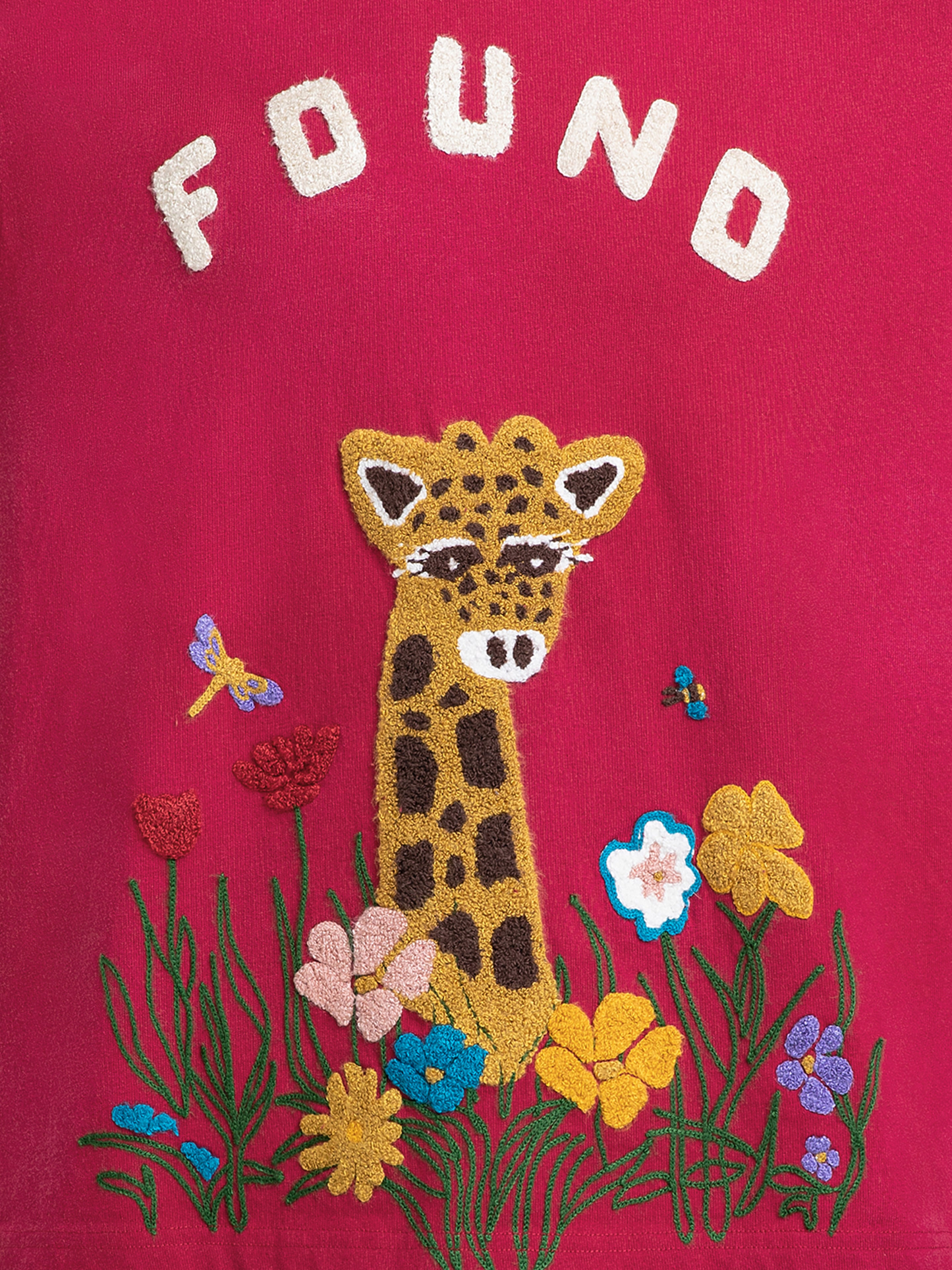 Wildlife Chenille Embroidered Tee