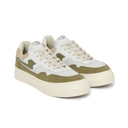 Pearl S-Strike Suede Mix WHT-MOS (unisex)